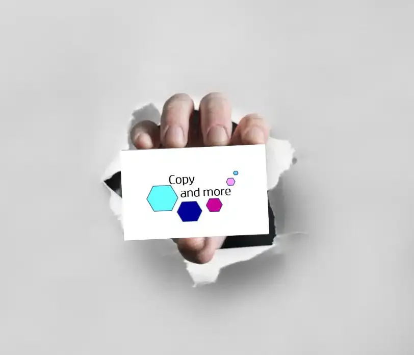 visitenkarte mit logo