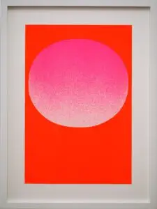 „Modulation“ (Ausgabe A), Farbserigraphie, 1969