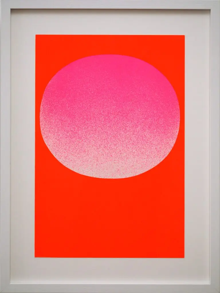 „Modulation“ (Ausgabe A), Farbserigraphie, 1969
