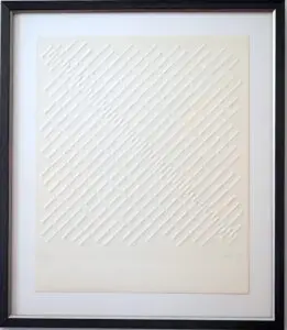 Günther Uecker: „Diagonale Reihung“