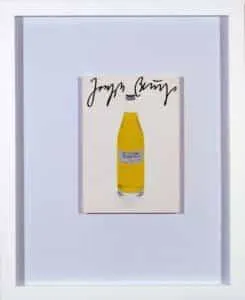 Joseph Beuys signierte Postkarte, 