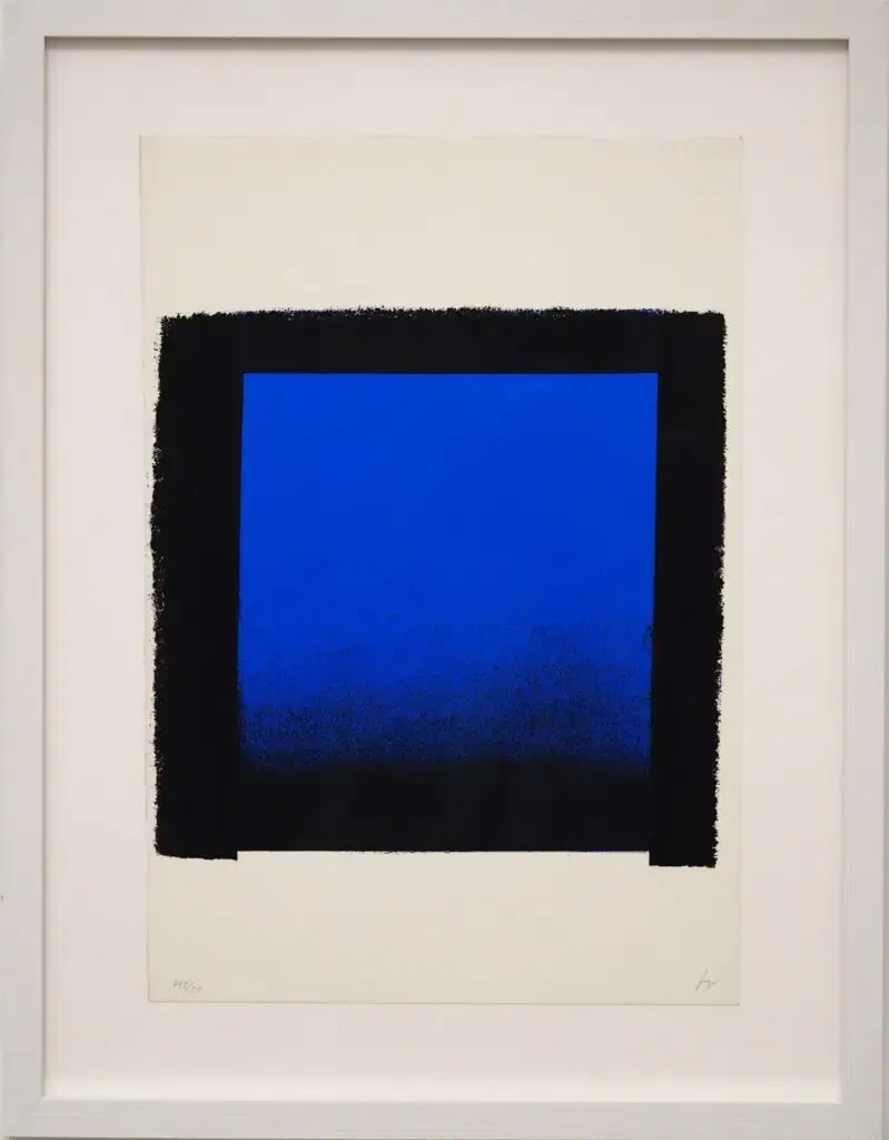 Rupprecht Geiger, „blau - schwarz“