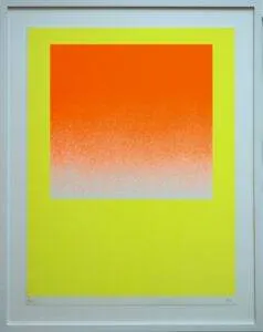 Rupprecht Geiger: „leuchtrot-orange auf leuchtgelb“